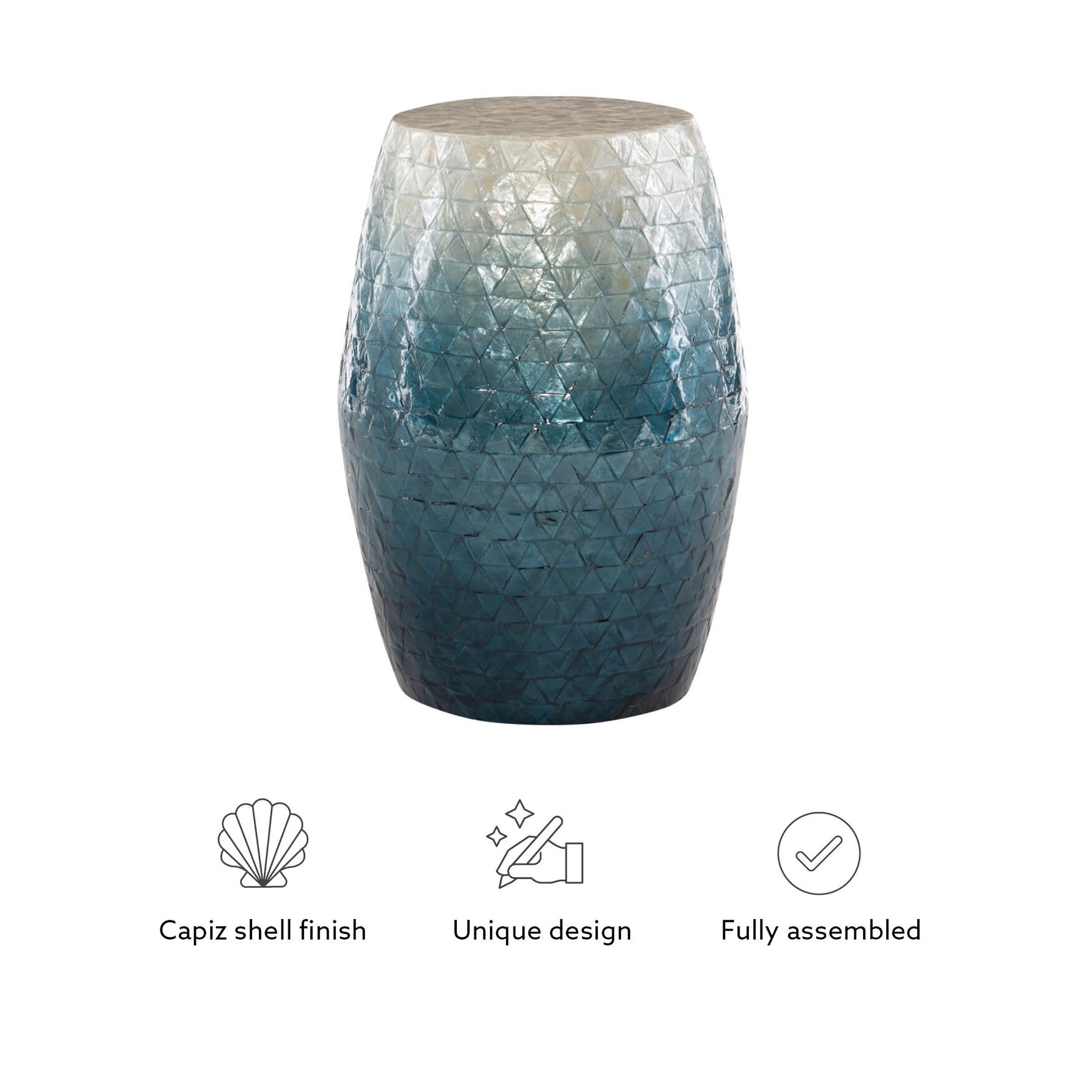 Capiz Drum Table Accent Tables (Including End Tables), , alternate image number 8