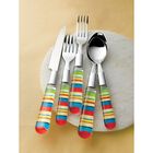 Santa Fe Striped 20-Pc. Flatware Set, SANTA FE STRIPE, hi-res image number null