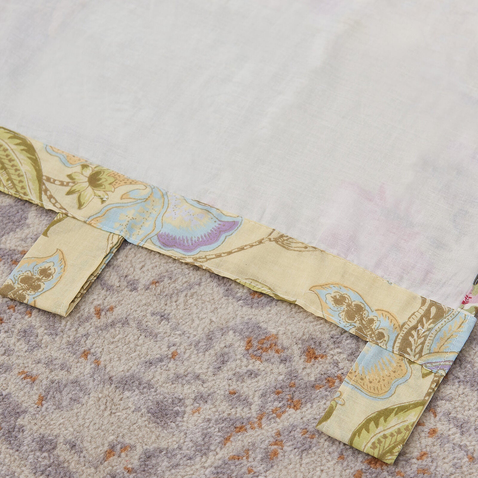 Blooming Prairie Window Curtain Panels, Set of 2, 84 inches, MULTI, on-hover image number 1