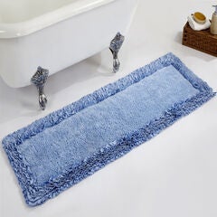 Shaggy Border Bath Rug Mat, 20" X 60"