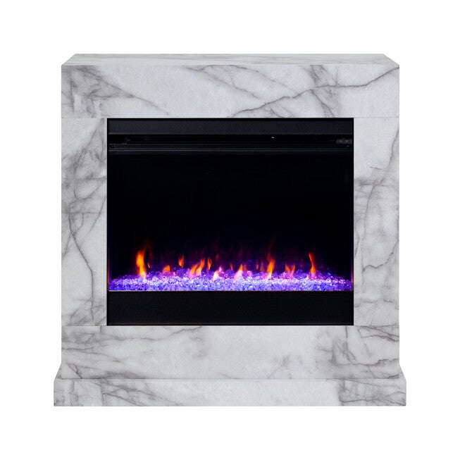 Dendale Faux Marble Fireplace, , alternate image number 1