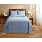 Natick Collection Tufted Chenille Bedspread , BLUE, hi-res image number null