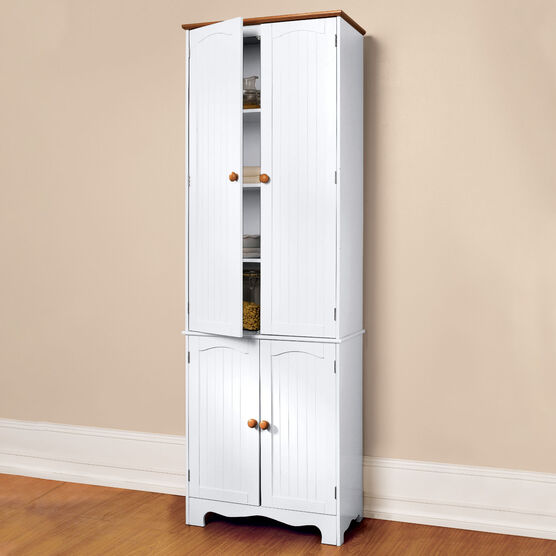 Country Kitchen Tall Cabinet, WHITE HONEY, hi-res image number null