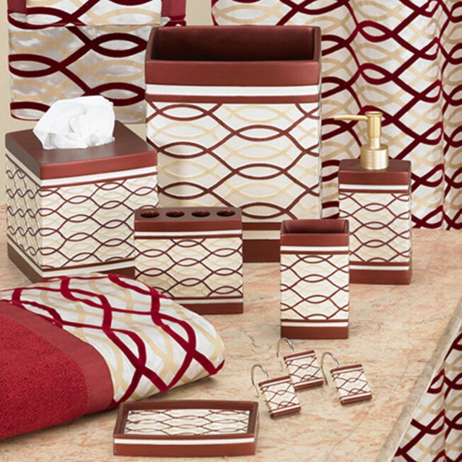 Harmony Tooth Brush Holder , BURGUNDY, hi-res image number 0