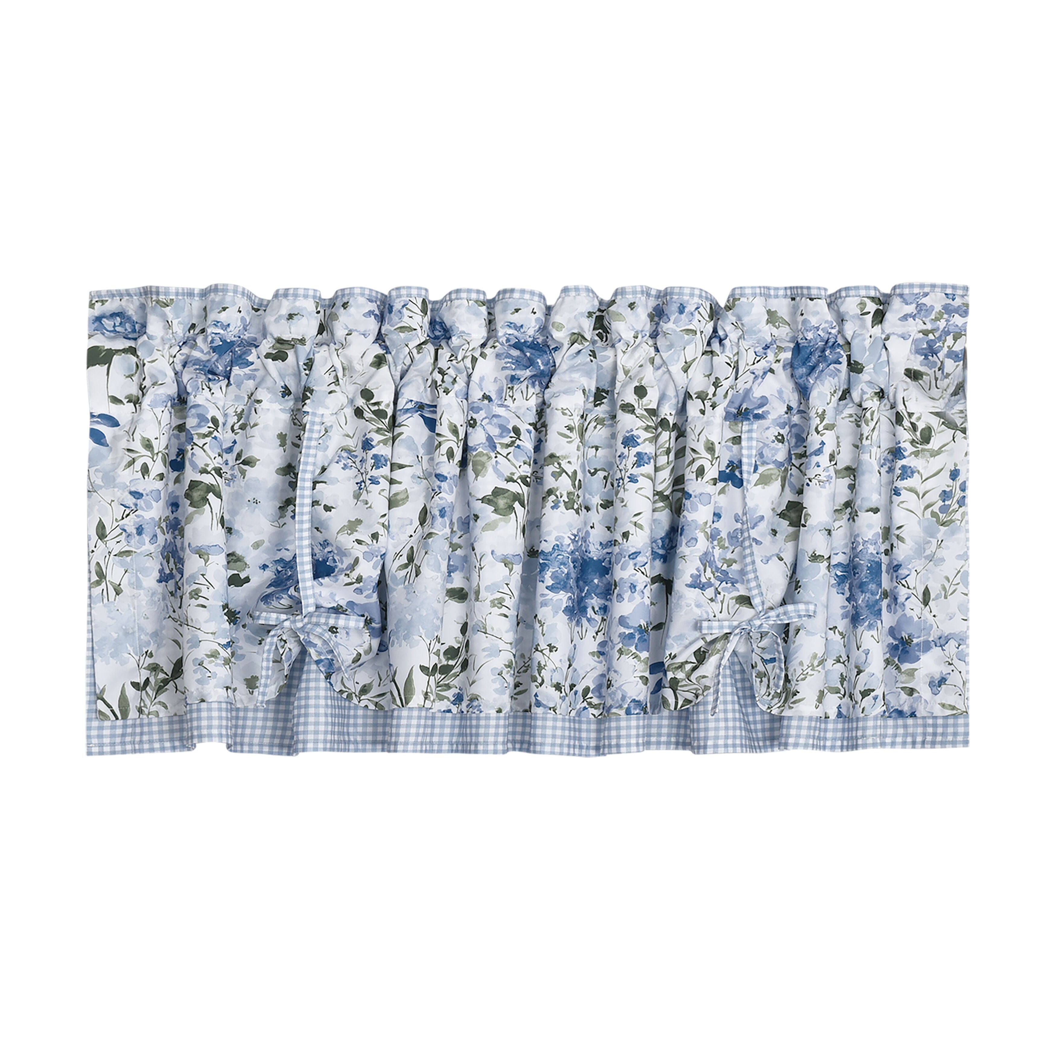 Kourtney Tieup Window Valance, BLUE, alternate image number 3