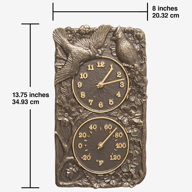Cardinal Combo Clock And Thermometer, , alternate image number null