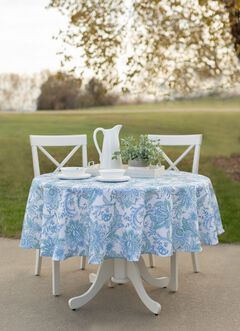 70" Round Katarina Floral Table Linen