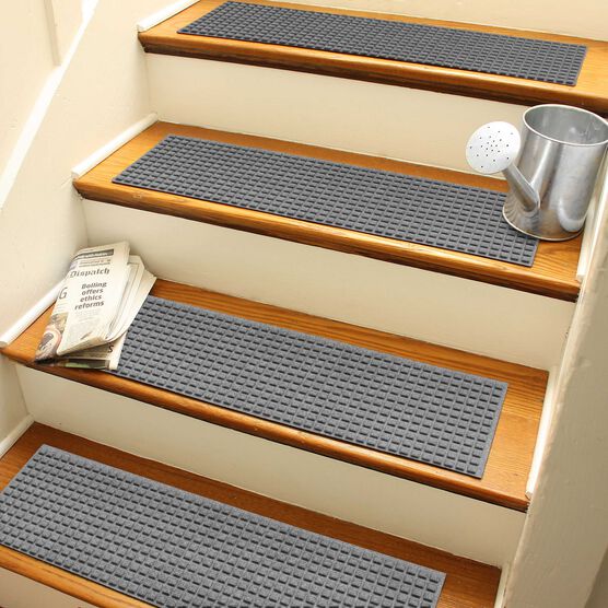 Aqua Shield® Squares Stair Tread 8.5"x30" (set of 4), , alternate image number null