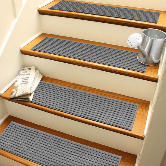 Aqua Shield® Squares Stair Tread 8.5"x30" (set of 4), , alternate image number null