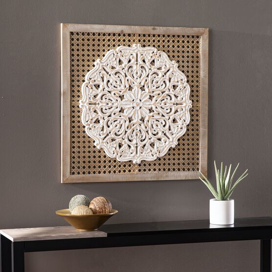 Heraldi Distressed Wall Decor Panel, NATURAL, hi-res image number null