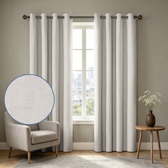 Blackout Linen Blend Grommet Panel Pair