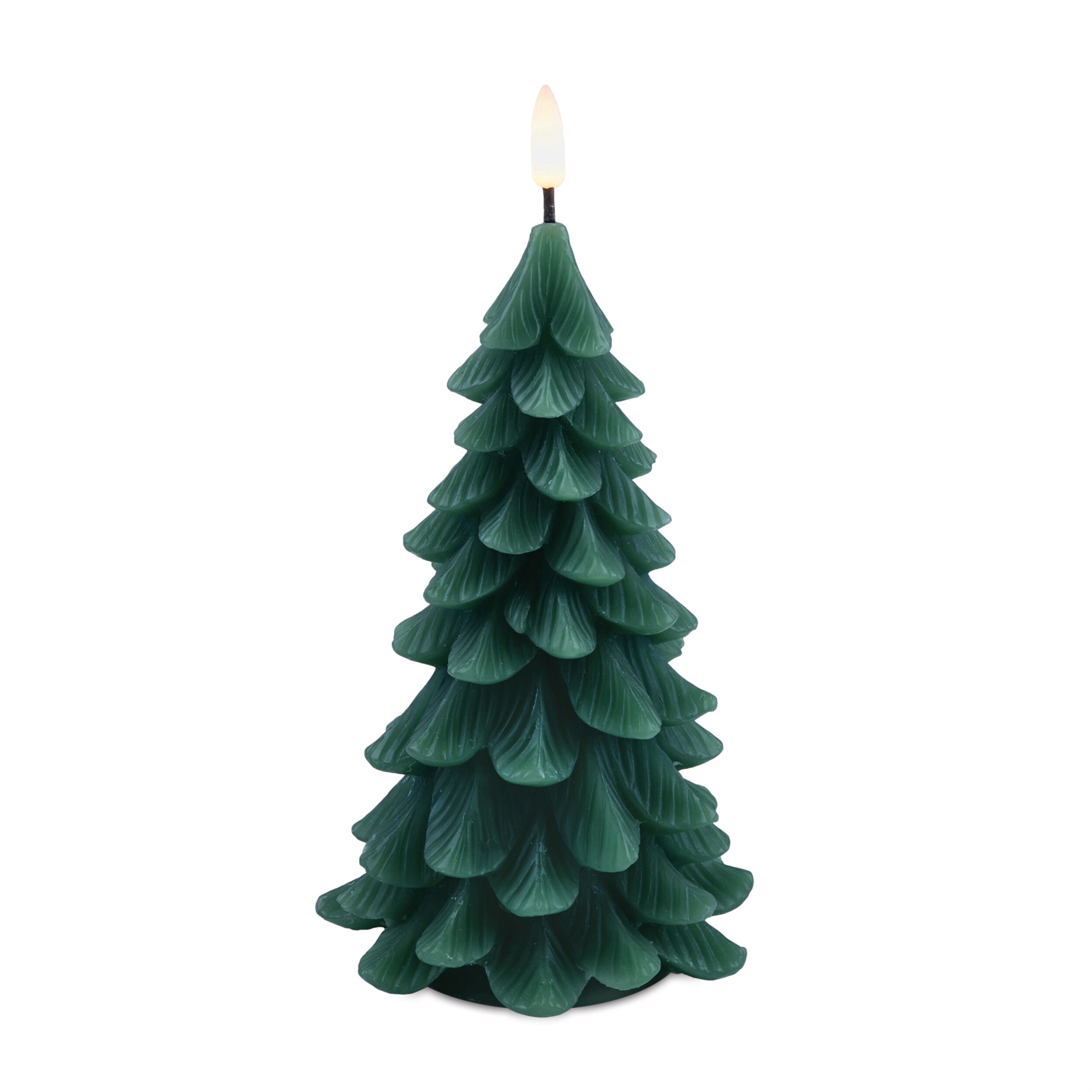 LED Pine Tree Candle (Set of 2), GREEN, alternate image number 3
