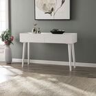 Leverdale Bright White Console Table, WHITE, hi-res image number null