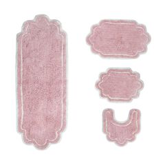 Allure 4 Piece Set Bath Rug Collection