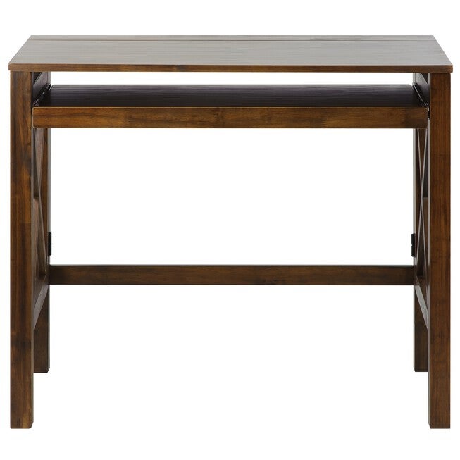 Montego Folding Desk with Pull-Out-Warm Brown, , alternate image number null