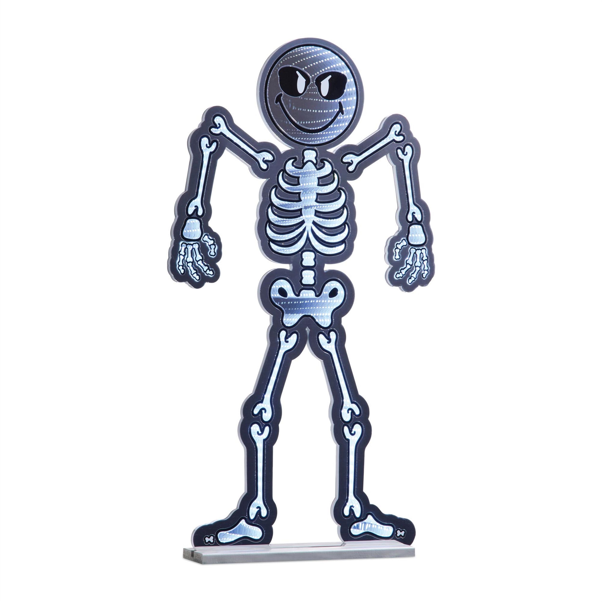 SmileyWorld  Halloween Skeleton Ekkolight 36 inchesH, WHITE BLACK, hi-res image number 0