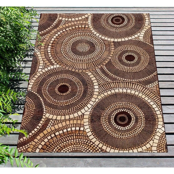 Liora Manne Marina Circles Indoor/Outdoor Rug, , alternate image number null