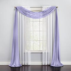BH Studio Sheer Voile Scarf Valance