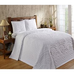 Trevor Collection Tufted Chenille Bedspread Set