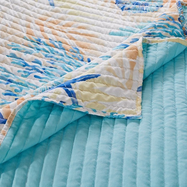 Montego Quilt And Pillow Sham Set, , alternate image number null