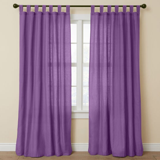 Poly Cotton Canvas Tab-Top Panel, GRAPE, hi-res image number null