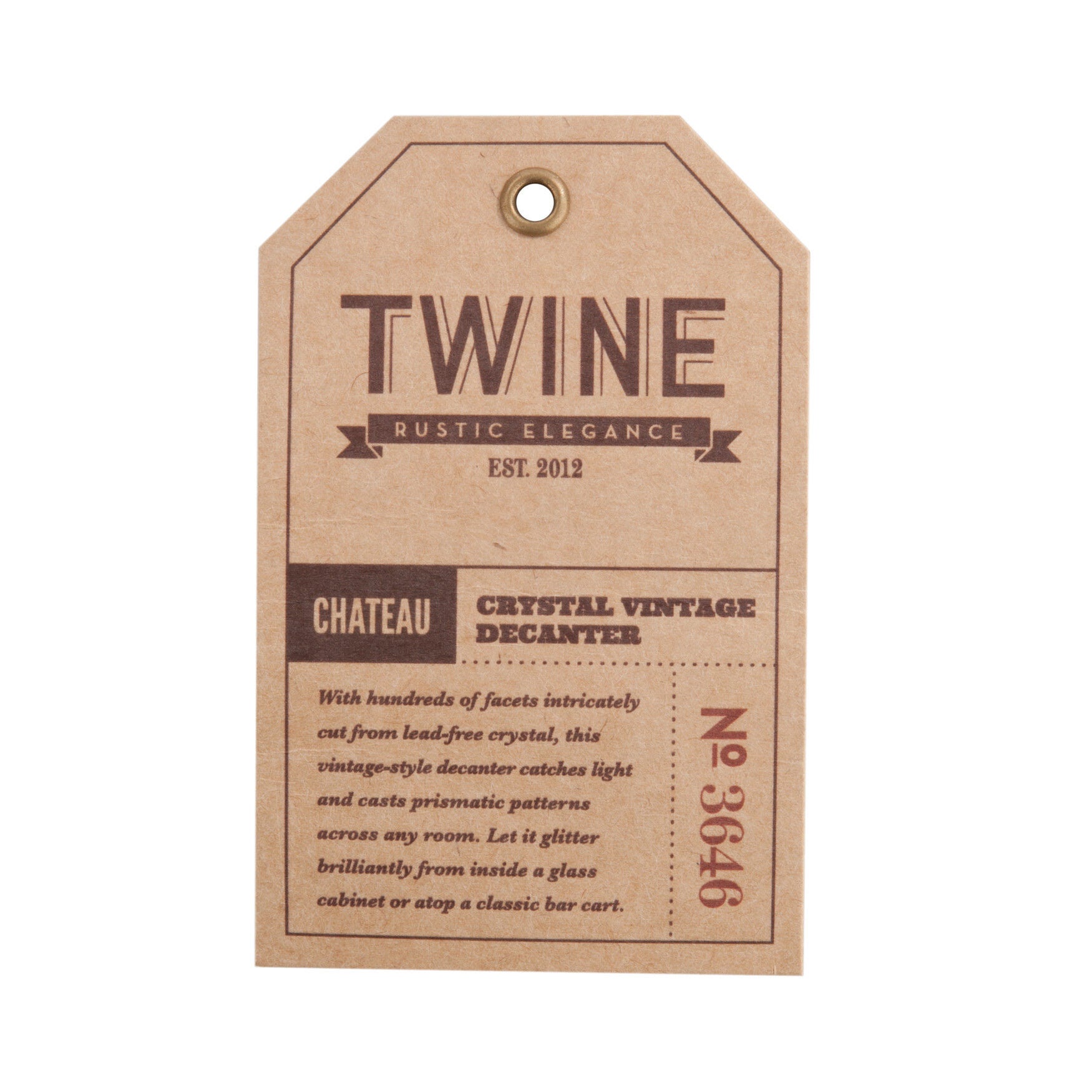 Crystal Vintage Decanter, , alternate image number 6