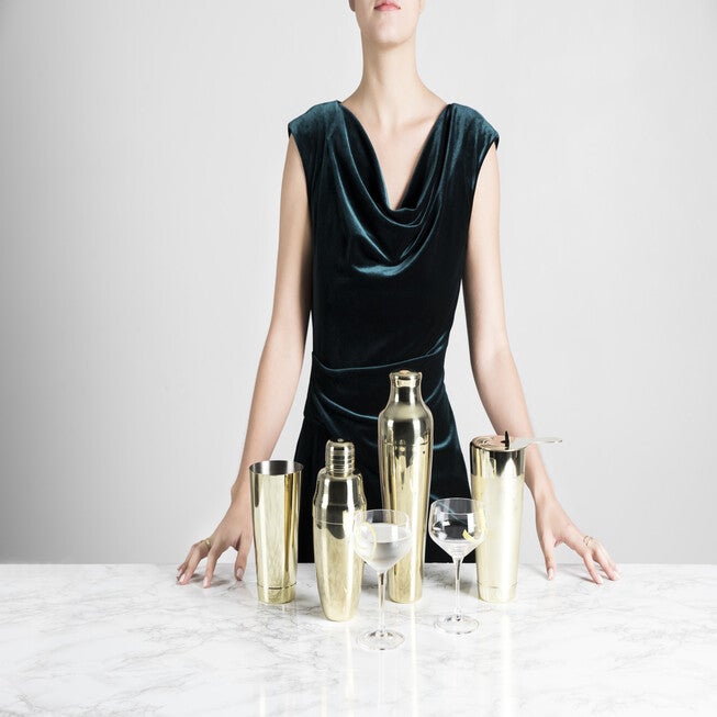 Angled Crystal Coupe Glasses, , alternate image number null