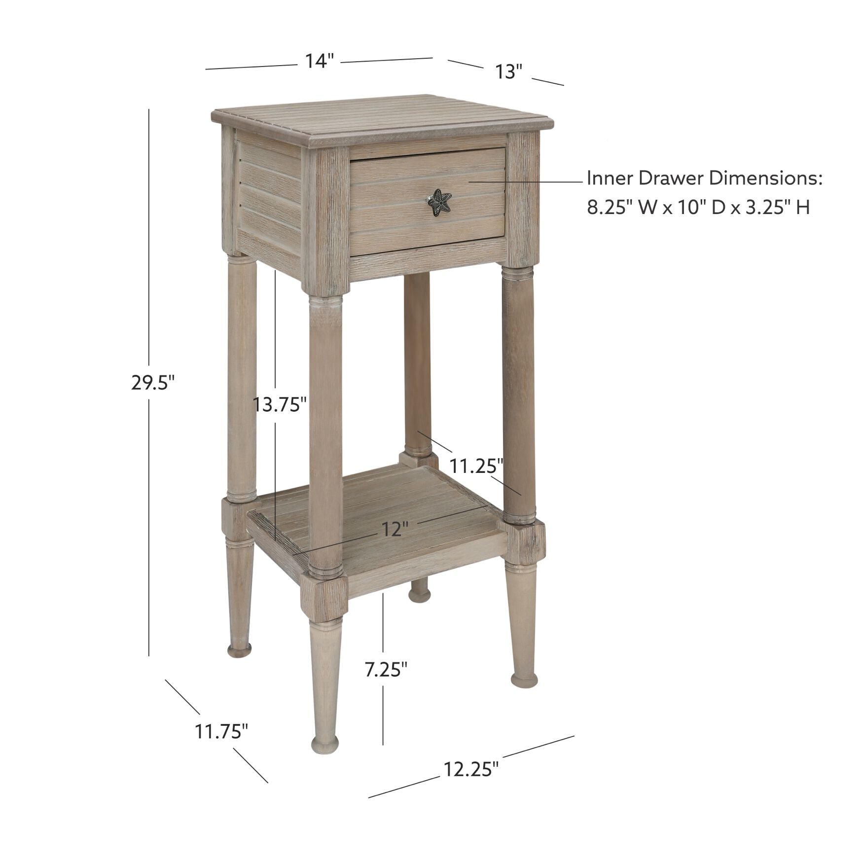 Starfish End Table Accent Tables (Including End Tables), , alternate image number 3