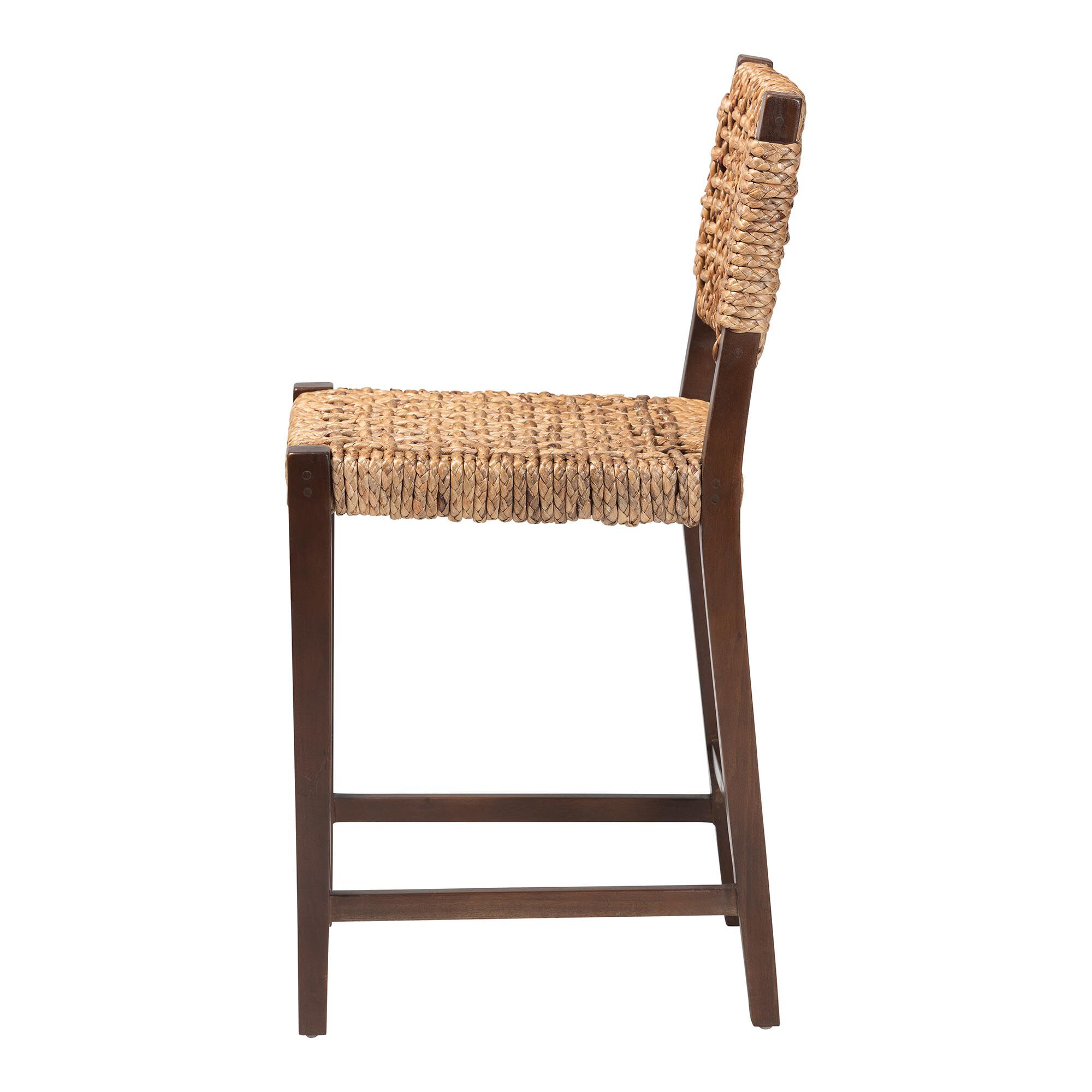 Alise Seagrass Counter Stool, EARTHY BROWN, alternate image number 3