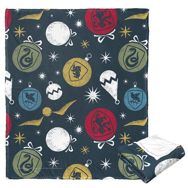 Wb Harry Potter House Ornaments Silk Touch Throw, O, hi-res image number 0