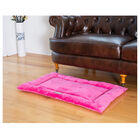 Large Pet Bed Mat , Dog Crate Soft Pad With Poly Fill Cushion, , alternate image number null