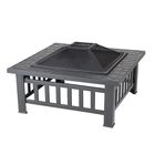 Stonemont Square Fire Pit, BLACK, hi-res image number null