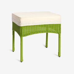 Woven Rattan Ottomans