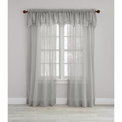 BH Studio Sheer Voile Layered Valance