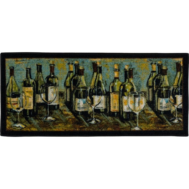 Wine Pairs Multi Kitchen Rug, MULTI, hi-res image number null
