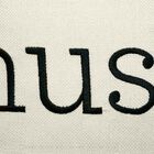 Celebrations ""Husband"" and ""Wife"" Embroidered Decorative Pillow , , on-hover image number null