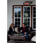 Black Steel Wall Mounted Infrared Patio Heater, , alternate image number null