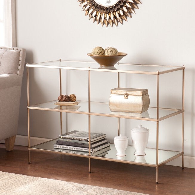 Knox Console Table, GOLD, hi-res image number 0