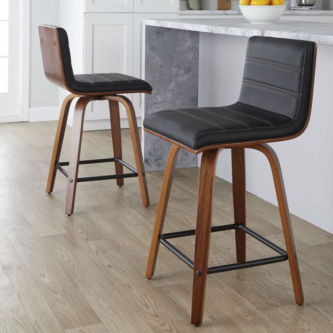 Vasari 24 inches Fixed-Height Counter Stool - Set Of 2, , alternate image number null
