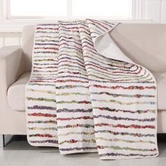 Bella Ruffle Quilted Throw Blanket
