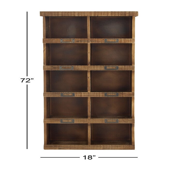 Rustic Wooden Wall Shelf, , alternate image number 5