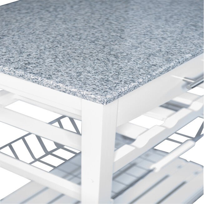 Kitchen Island Granite Top White, , alternate image number null