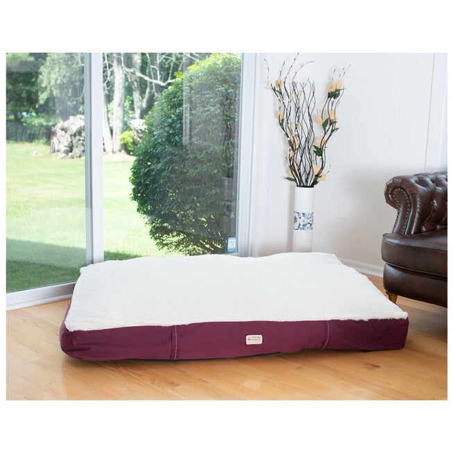 Double Extra Large Pet Dog Bed Mat With Poly Fill Cushion And Removable Cover, , alternate image number null