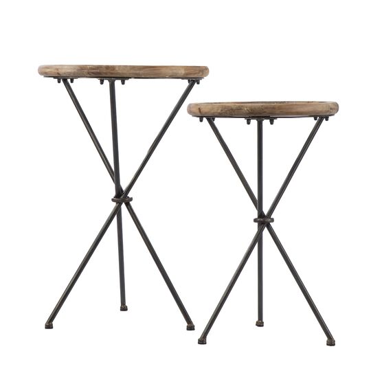 Crellon Glass-Top Accent Tables 2Pc Set, , on-hover image number null