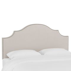 Microsuede Nail Button Botched Headboard