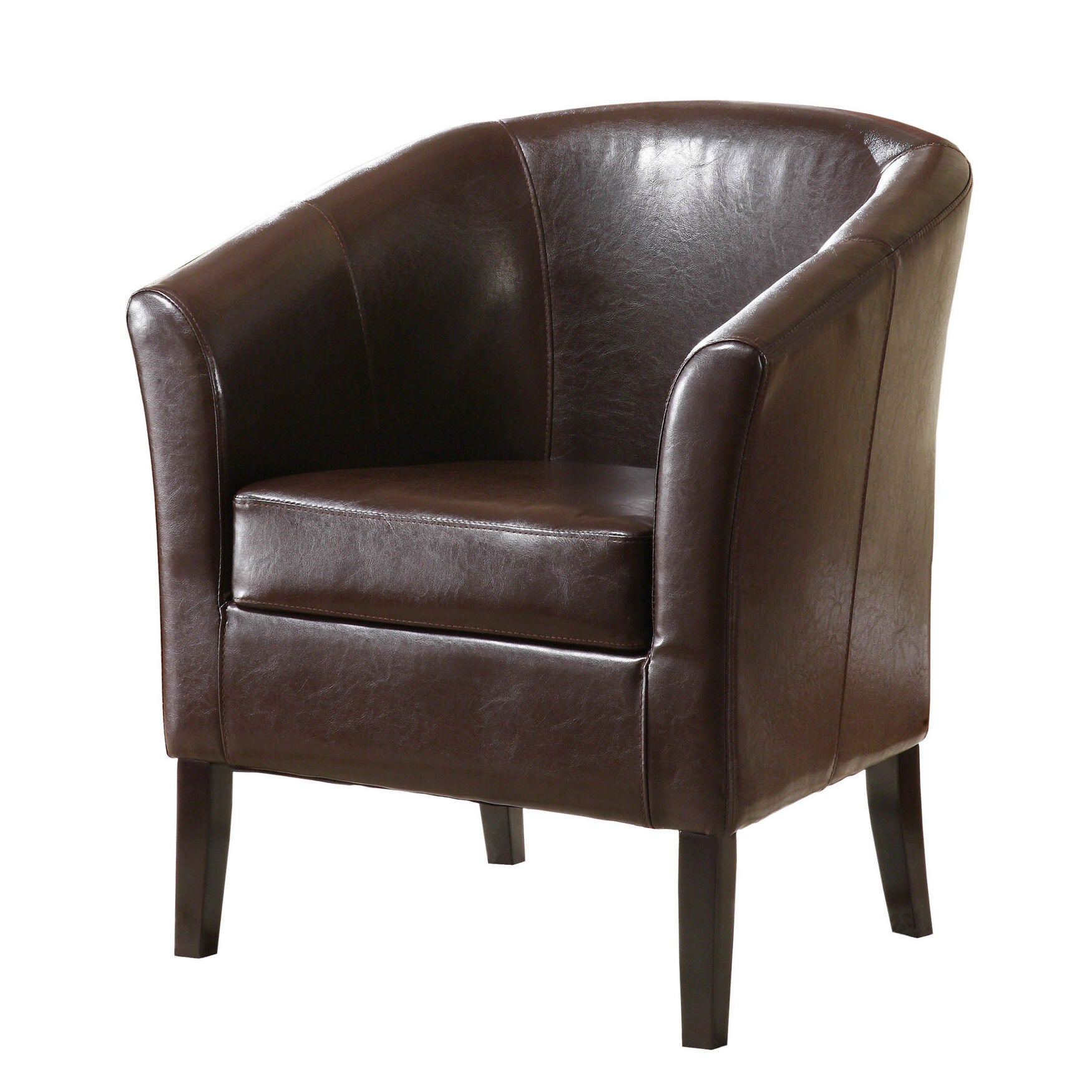 Simon Club Chair, BROWN, hi-res image number 0