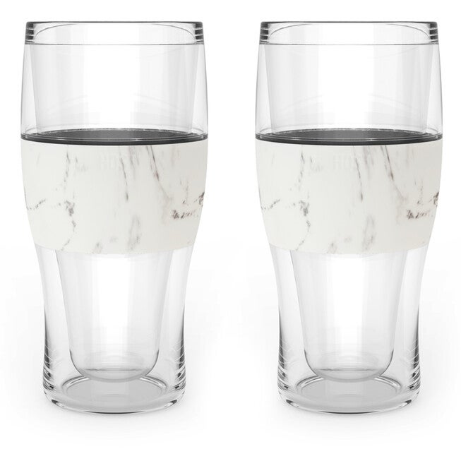 Beer Freeze Cooling Cups (Set Of 2) In Marble By, , alternate image number null