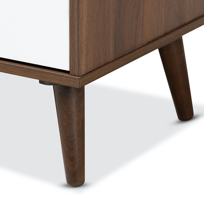 Quinn Mid-Century Modern 2-Door Wood Tv Stand Furniture, , alternate image number 5