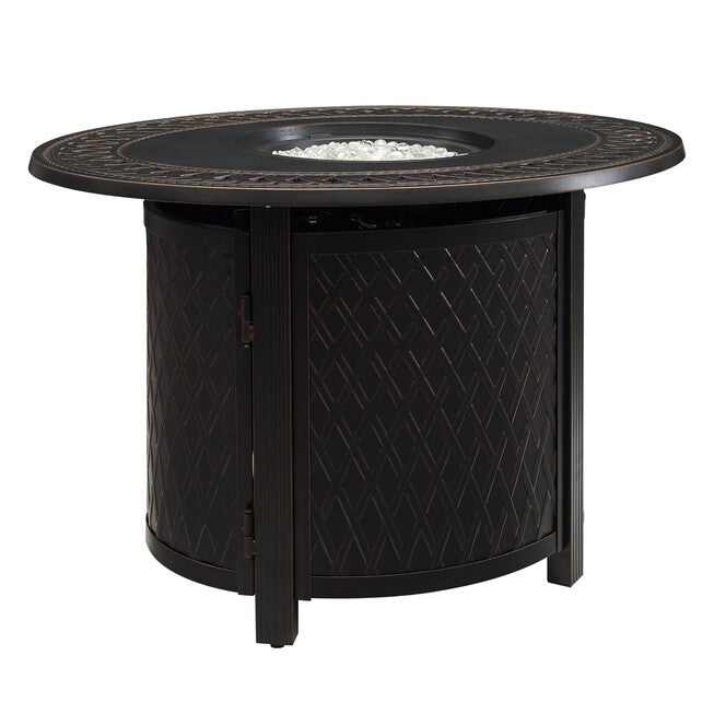 James Aluminum Oval LPG/NG Fire Pit, , alternate image number null