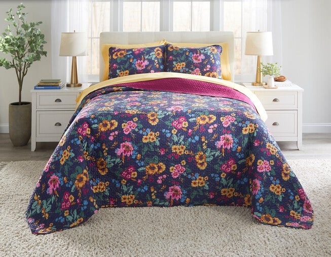 BH Studio Reversible Quilted Bedspread, , on-hover image number null